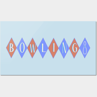 Bowling Retro 2 Posters and Art